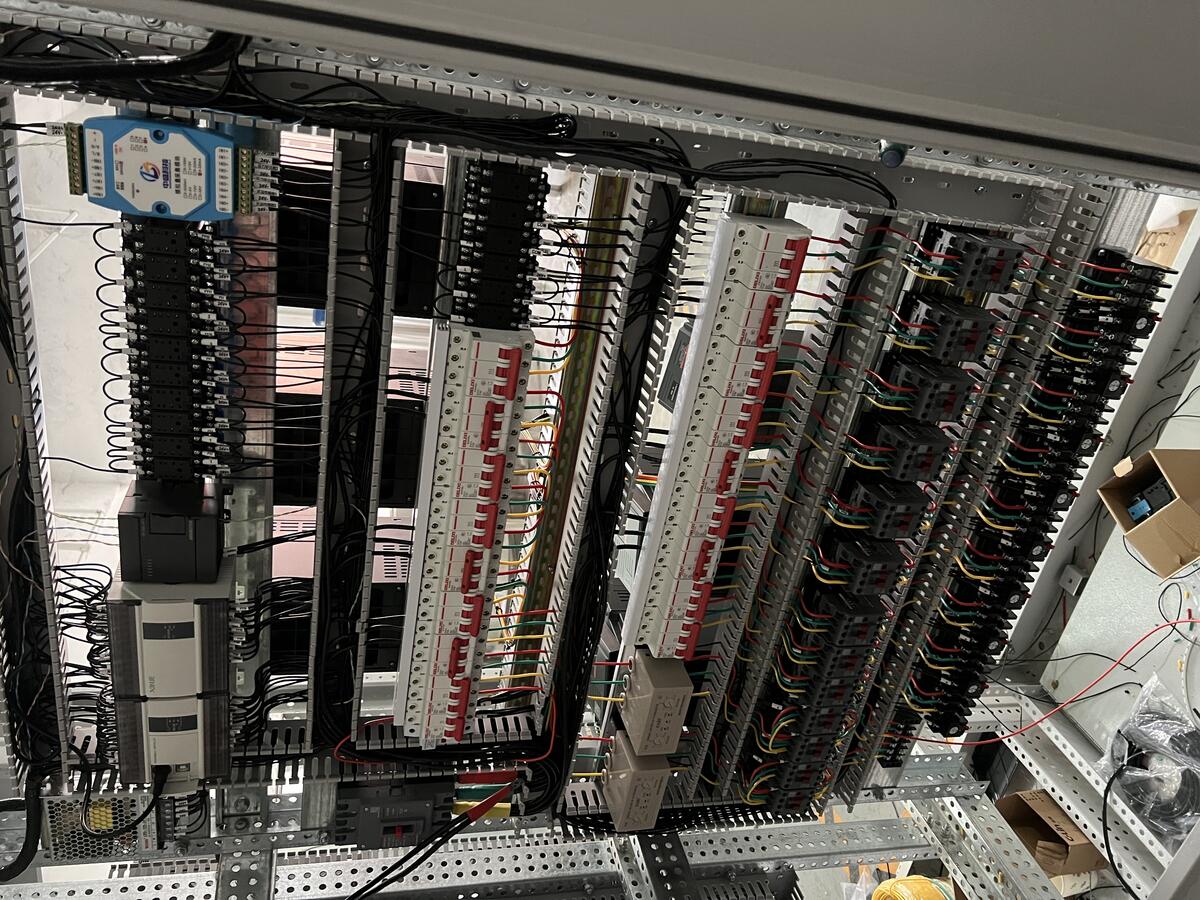 Advanced PLC automation system controlling the plant