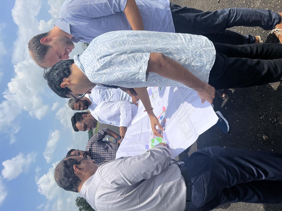 Setting up the factory in India