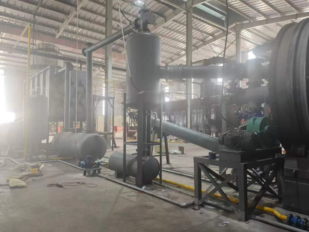 Hydroseal and condenser piping